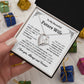 To My Beautiful Future Wife | First Kiss | Forever Love Necklace | White Background