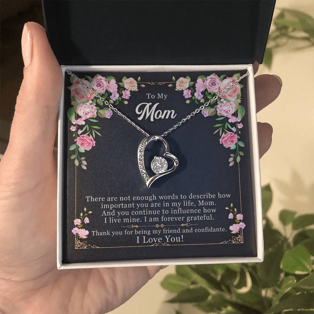 To Mom | I Love You | Forever Love Necklace | Mother's Day | Special Occasion