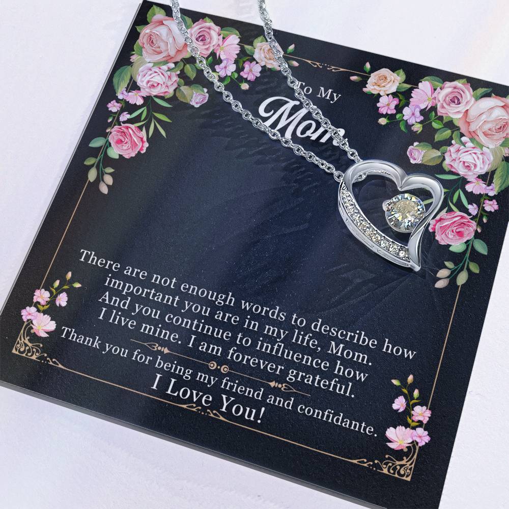 To Mom | I Love You | Forever Love Necklace | Mother's Day | Special Occasion