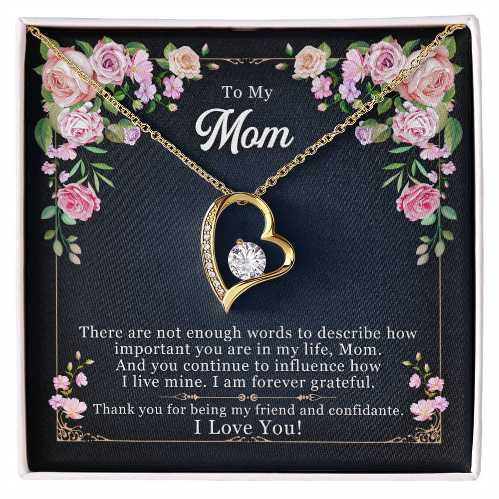 To Mom | I Love You | Forever Love Necklace | Mother's Day | Special Occasion