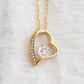 To My Beautiful Future Wife | First Kiss | Forever Love Necklace | Black Background